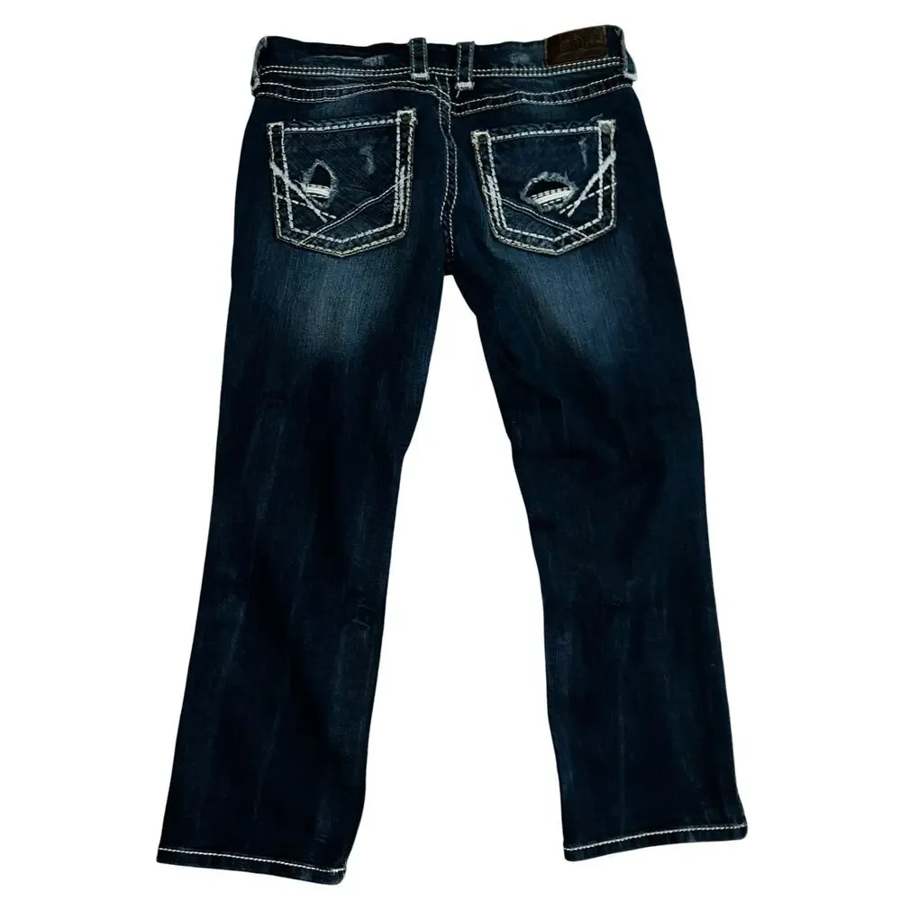 BKE Denim Sabrina Capris Size 32
